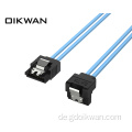 Sata zum sata rechten Winkelkabel 7 Pin Sata Kabel Raid Sata -Stecker